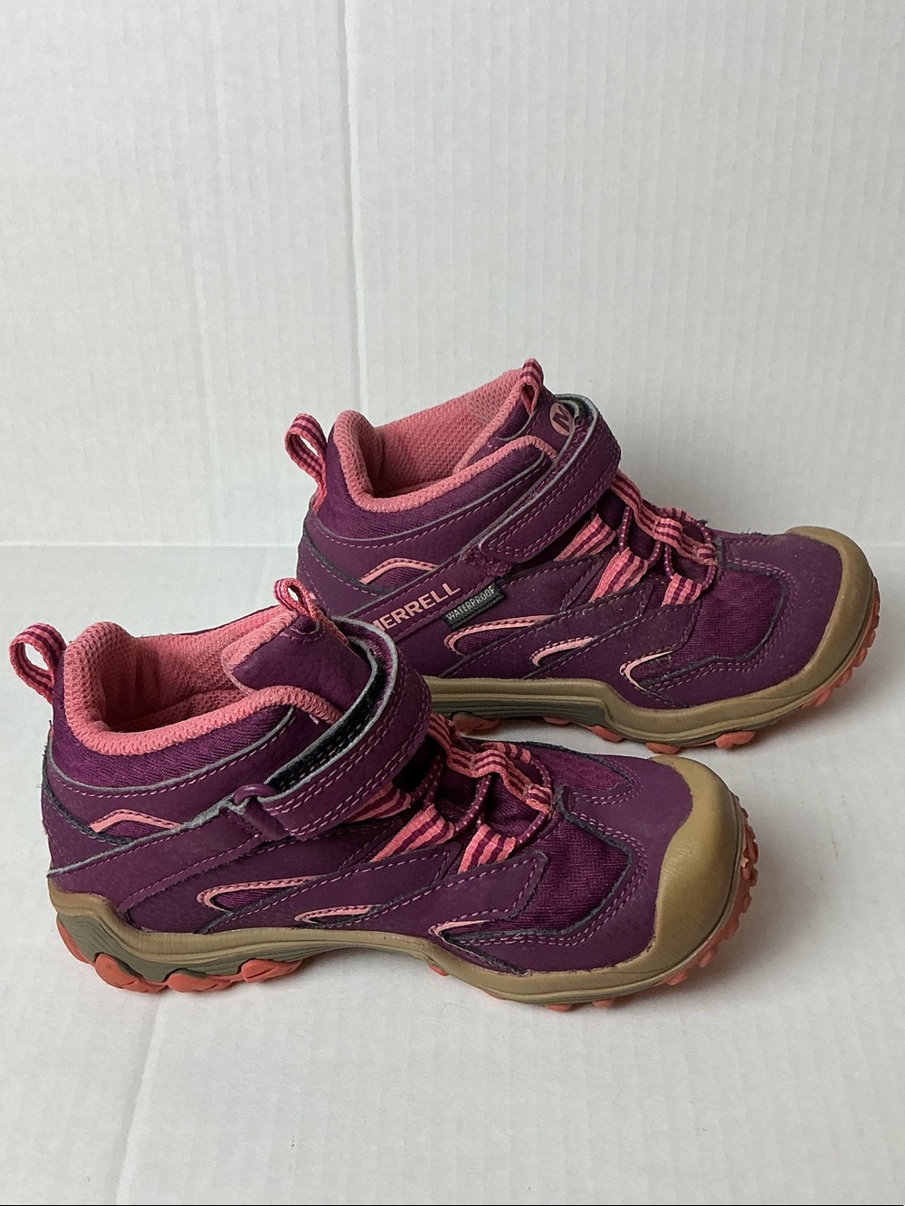 Merrell Kids Purple and Pink Hiking Sneakers 10.5M - Picture 3 of 7